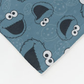 Cookie Monster | Me Hungry Pattern Fleece Deken (Hoek)