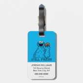 Cookie Monster | Nog vers Bagagelabel (Achterkant verticaal)