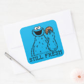 Cookie Monster | Nog vers Vierkante Sticker (Envelop)