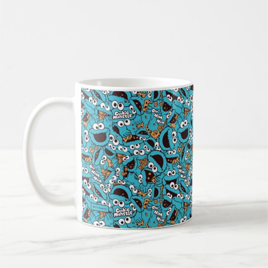 Cookie Monster | Nom Nom Nom Patroon Koffiemok (Links)