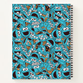 Cookie Monster | Nom Nom Nom Pattern Notitieboek (Achterkant)