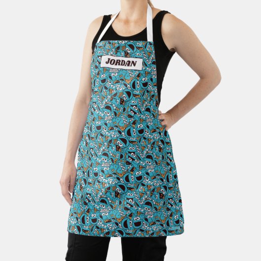 Cookie Monster | Nom Nom Nom Pattern Schort (Insitu)