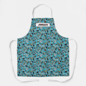 Cookie Monster | Nom Nom Nom Pattern Schort (Voorkant)