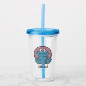 Cookie Monster | Om Nom Nom Acryl Drinkbeker (Voorkant)