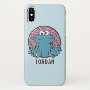 Cookie Monster   Om Nom Nom iPhone X Hoesje