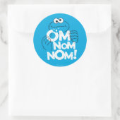 Cookie Monster | Om Nom Nom! -> Cookie Monster | O Ronde Sticker (Tas)