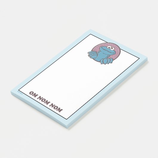 Cookie Monster | Om Nom Nom Post-it® Notes (Schuin)