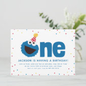 Cookie Monster One Kaart (Staand voorkant)