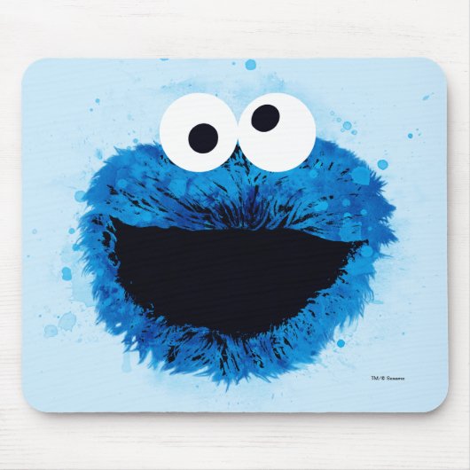 Cookie Monster | Ontwikkeling Waterverf Muismat (Voorkant)