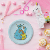 Cookie Monster Papieren Bordje (Feest)