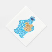 Cookie Monster Pattern Fill Servetten (Hoek)