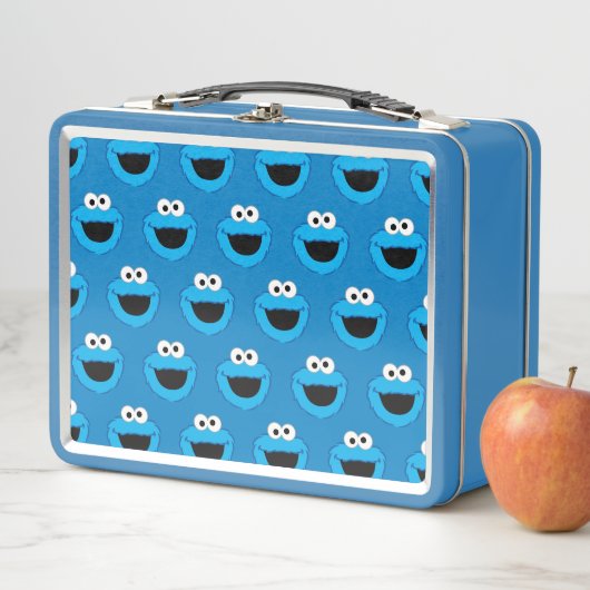Cookie Monster Pattern glimlachen (In situ)