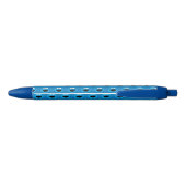 Cookie Monster Pattern glimlachen Blauwe Inkt Pen (Achterkant)