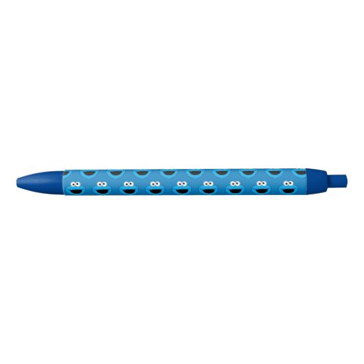 Cookie Monster Pattern glimlachen Blauwe Inkt Pen (Voorkant)