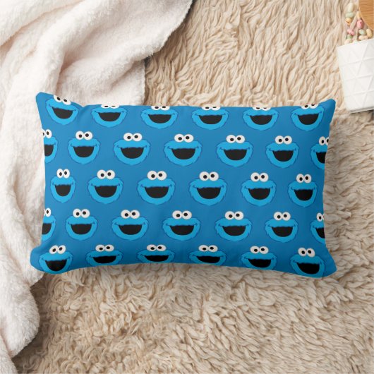 Cookie Monster Pattern glimlachen Kussen (Deken)