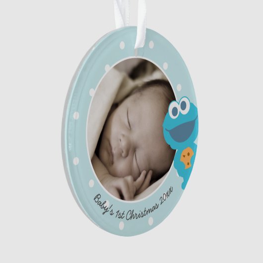 Cookie Monster | Premier Noël - Ajouter Votre Nom (devant)