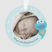 Cookie Monster | Premier Noël - Ajouter Votre Nom (devant)