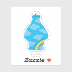 Cookie Monster Rainbows Sticker