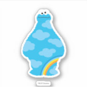 Cookie Monster Rainbows Sticker (Voorkant)
