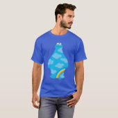 Cookie Monster Regenbogen T-shirt (Voorkant volledig)