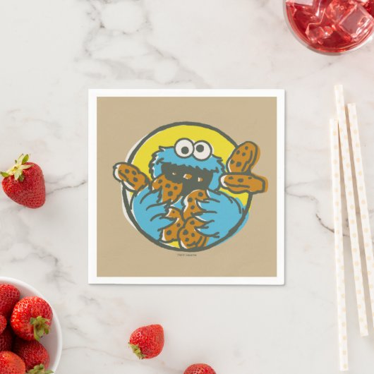 Cookie Monster Retro Servet (Insitu)