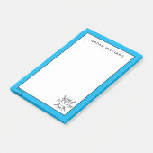 Cookie Monster Skate Logo - Skate, Eat, 24/7 Post-it® Notes (Schuin)