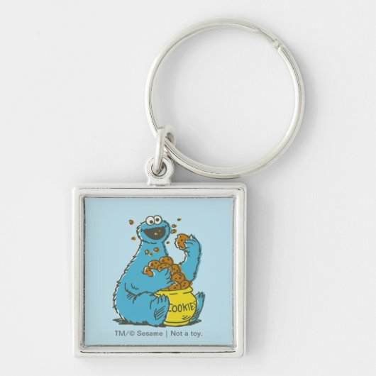 Cookie Monster  Sleutelhanger (Voorkant)