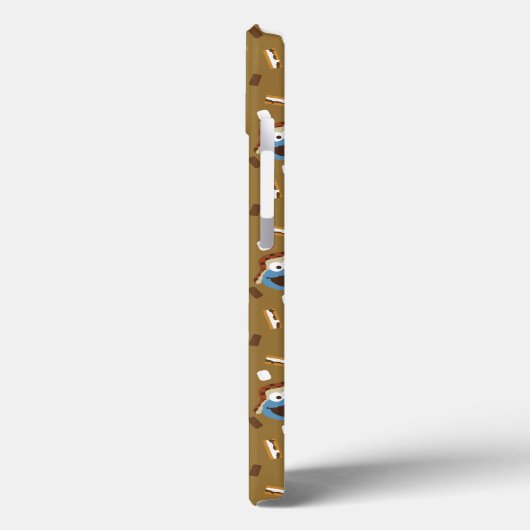Cookie Monster S'mores Pattern Case-Mate iPhone Case (Achterkant / Links)