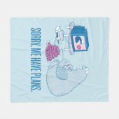 Cookie Monster | Sorry, ik heb plannen Fleece Deken (Voorkant (Horizontaal))