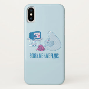 Cookie Monster   Sorry, Me Have Plans iPhone X Hoesje