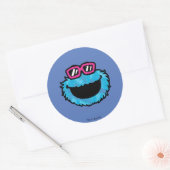 Cookie Monster | Summer Vibes Ronde Sticker (Envelop)