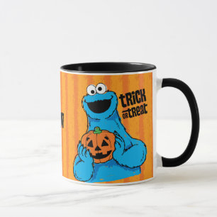 Cookie Monster - Trick or Treat   Voeg je naam toe Mok
