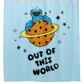 Cookie Monster | Uit deze wereld Douchegordijn (Voorkant)