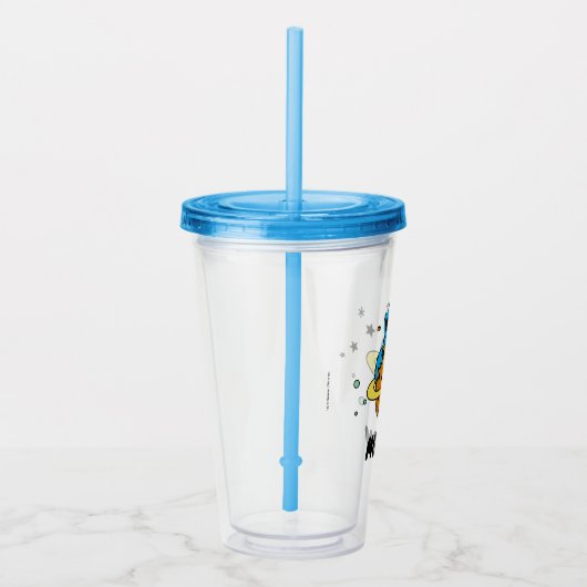 Cookie Monster | Uit deze wereld | Naam toevoegen Acryl Drinkbeker (Rechts)