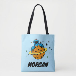 Cookie Monster Uit deze wereld Naam toevoegen Draagtas