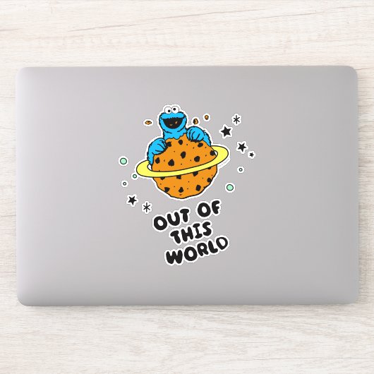 Cookie Monster | Uit deze wereld Sticker (Computer)