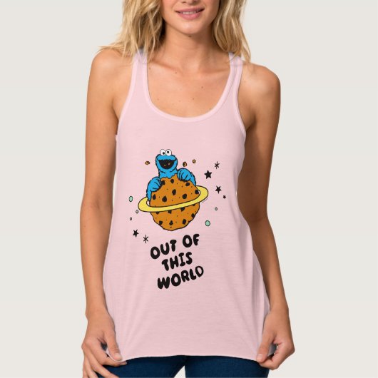 Cookie Monster | Uit deze wereld Tanktop (Voorkant)