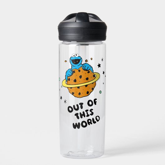 Cookie Monster | Uit deze wereld Waterfles (Voorkant)