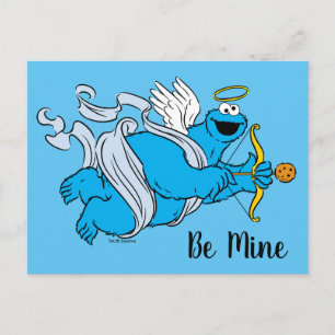 Cookie Monster Valentijnse cupid Briefkaart