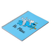 Cookie Monster Valentijnse cupid Notitieboek (Linkerzijde)
