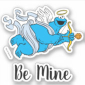 Cookie Monster Valentijnse cupid Sticker (Voorkant)