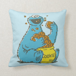 Cookie Monster Vintage Kussen