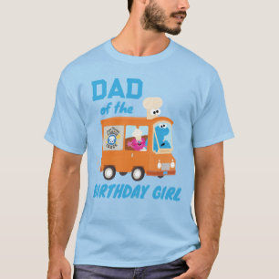 Cookie Monster Voedseltruck Vader van het Jarige M T-shirt