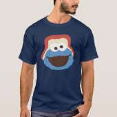 Cookie Monster Woodland Face T-shirt (Voorkant)