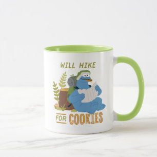 Cookie Monster Wordt opgehaald voor koekjes Mok