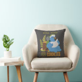 Cookie Monster | Zal Wandelen Voor Koekjes Kussen (Stoel)