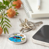 Cookie MonsterDonut Destroyer Sleutelhanger (Zijkant)