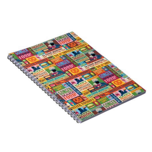 Cookie Monster's Foodie Truck-patroon Notitieboek (Rechterzijde)
