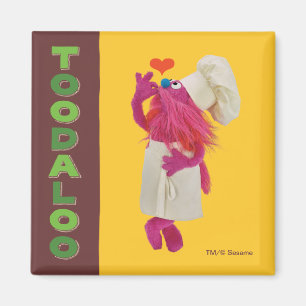 Cookie Monster's Foodie Truck   Toodaloo Magneet