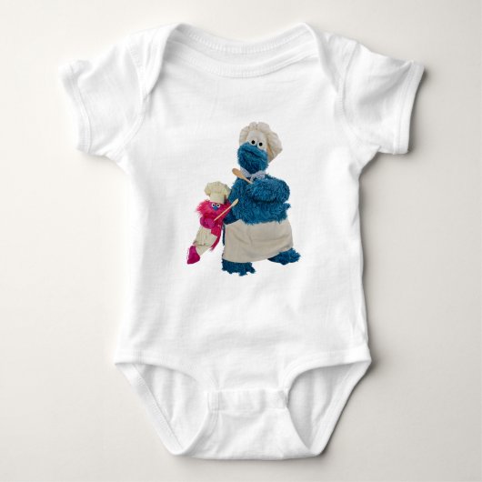 Cookie Monster's Voedseltruck Partners Romper (Voorkant)